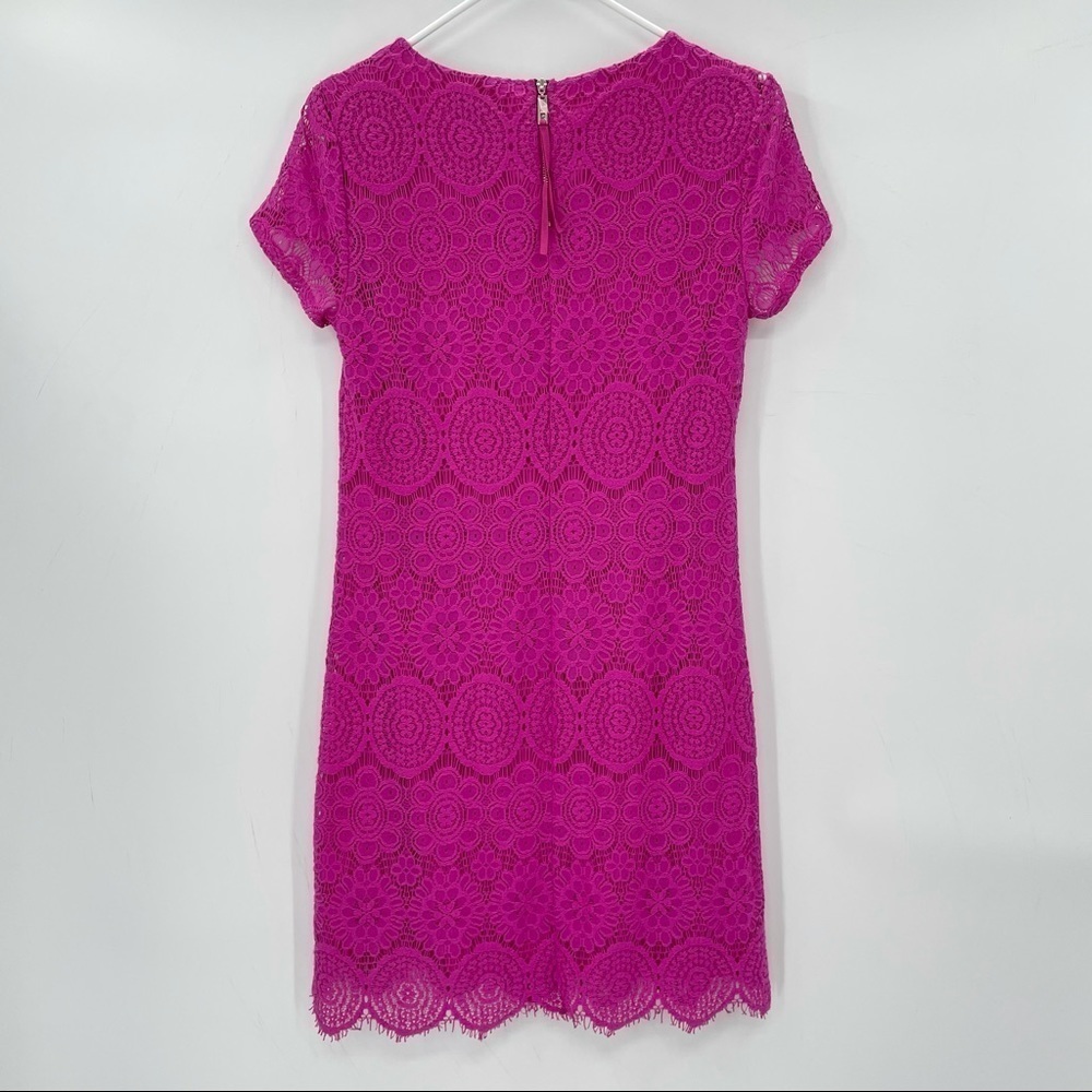 NWOT. Laundry by Shelli Segal Pink Lace Dress - Picture 11 of 12